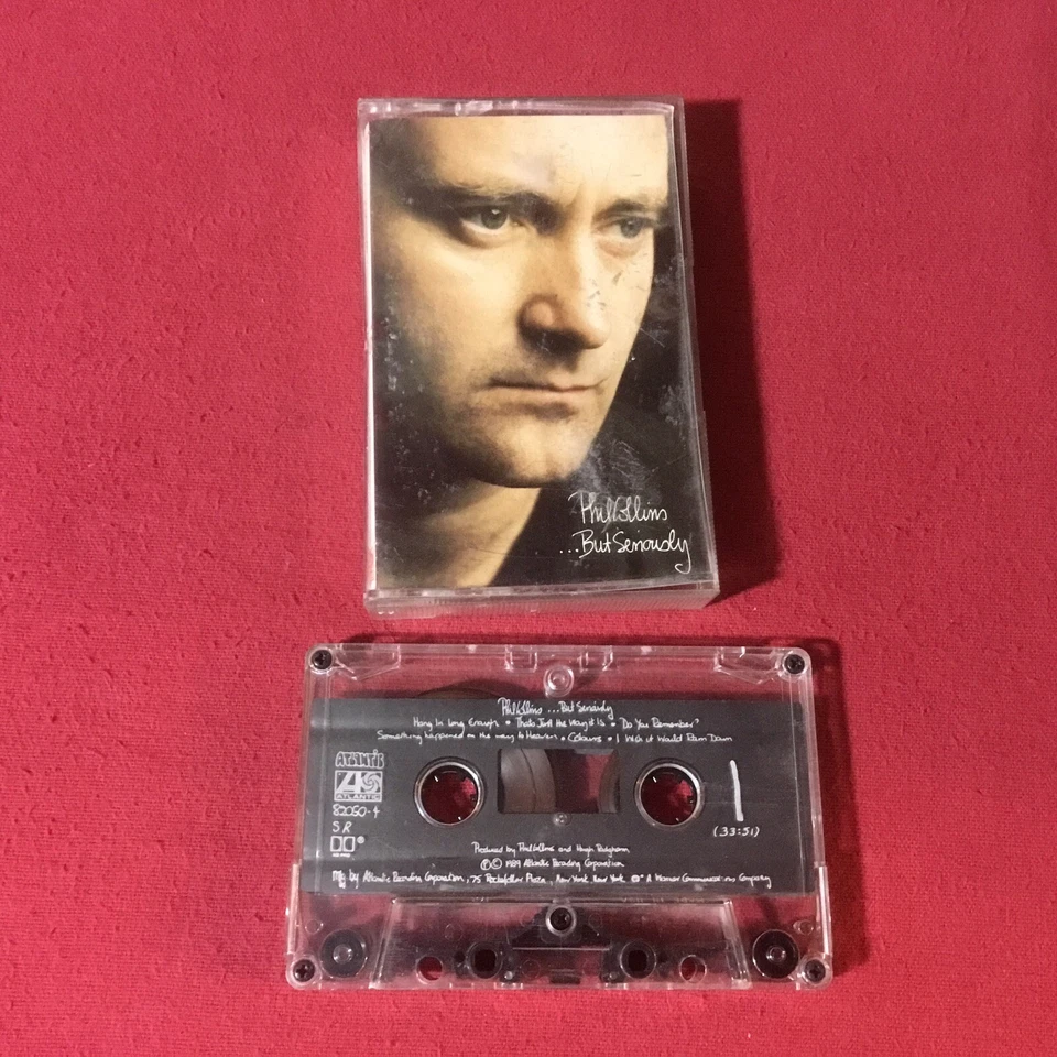Phil Collins – No Jacket Required  *1985:Cassette (NM-) Rock Album, SR, White - Image 1 of 4