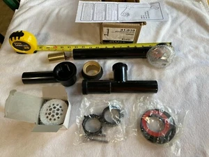 Gerber 41-610 Bathroom Drain ABS Trip Lever 1-1/2” Plastic Tubing, Chrome - Picture 1 of 7