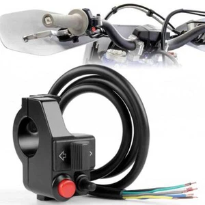 Interruptor de manillar de motocicleta de aluminio de 7/8" para intermitente señal de giro bocina haz 12V - Imagen 1 de 13