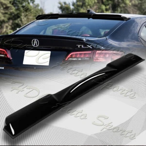 For 2015-2020 Acura TLX Black ABS Plastic Rear Window Roof Visor Spoiler Wing - Bild 1 von 6