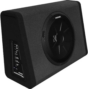 Kicker PT250 Car Audio Regular Cab Truck Single 10" Powered 250W Speaker Sub Box - Picture 1 of 3