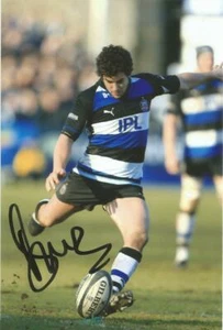BATH RUGBY UNION: RYAN DAVIS SIGNED 6x4 ACTION PHOTO+COA - Picture 1 of 1