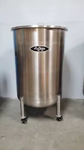 Brand New 300 Gallon Stainless Steel Liquid holding tank. Dish bottom food grade - Picture 1 of 8