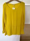Lovely Brand New American Vintage Viscose Dress Pineapple Yellow in S