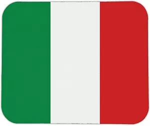Italy Flag Mouse Pad - Picture 1 of 3