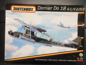 MATCHBOX 1/72 DORNIER DO18G-1,V-2,G-2 BARCA VOLANTE #40409 vintage sigillato in fabbrica - Foto 1 di 1