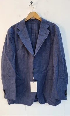 SUITSUPPLY Mens Suit Vigo ZC Wool Silk Linen Blue Suit UK 50 44" Chest 40" Waist - Image 1 of 4