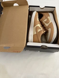 Nike Air Force 1 QS Athletic Shoes Sneakers Size 7.5/9 Natural Underbrush - Picture 1 of 18