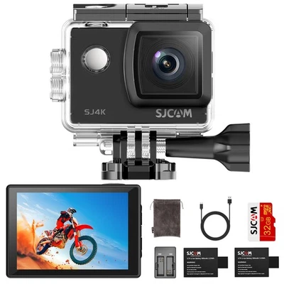Action Camera 4K WiFi Sport Kamera 40MP 170° EIS Unterwasserkamera 30M Camcorder - Bild 1 von 4