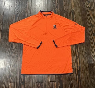 Colosseum Syracuse Orange 1/4 Zip Pullover Men’s Medium Polyester  - Image 1 of 4