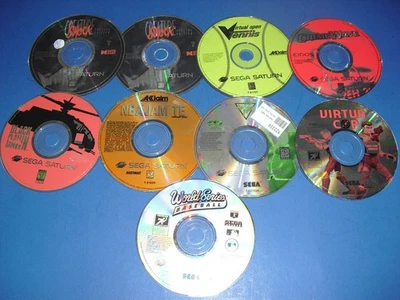 9 Sega Saturn DISC ONLY Untested lot! Creature Shock Crime Wave NBA Jam TE - Image 1 of 4