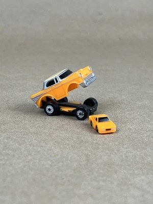 Galoob Micro Machines Insiders 1989 Chevrolet 57 Bel Air w/ Mini Ferrari Orange - Image 1 of 4