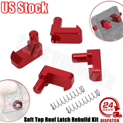 US FOR GEO TRACKER/SUZUKI SIDEKICK TECHO BLANDO PESTILLO CLIPS + RESORTES ALUMINIO Foto 1 de 4