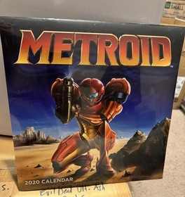 Metroid 2020 Calendar Official Nintendo Samus Prime Fusion Wall Art NES SNES