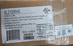 Genuine Blue Oreck Commercial 8 Pound Upright Vacuum With 30 Foot Cord-XL2100RHS - Picture 1 of 9