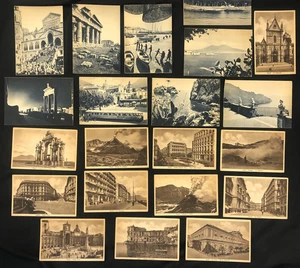 Vintage Napoli Italien Postkarte Lot 21 Kathedrale Mt. Vesuv - Bild 1 von 23