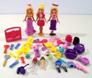 Mega Bloks Construx Barbie Mini Puppe Figur Konvolut, Zubehör - Bild 1 von 4