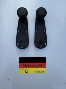 2x VW GOLF JETTA GTI MK2 8V 16V G60 GENUINE WINDOW WINDER HANDLE BLACK 191837579 - Picture 1 of 4