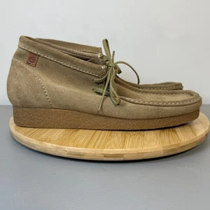 Clarks Herren Kollektion Shacre Stiefel hellbraun Wildleder Chukka Krepp Gummisohle Herren 11M - Bild 1 von 8