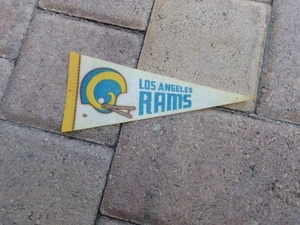 Vintage used 1970's Mini Pennant Los Angeles Rams - Picture 1 of 1