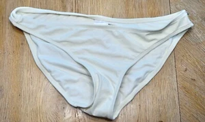 XHILARATION PARTE INFERIOR DE BIKINI MUJER BLANCO CREMA GRANDE ¡NUEVO! - Imagen 1 de 2