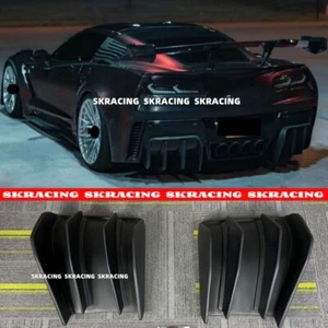 Rear Diffuser Rear Lip Splitte Fit for 2014-2019 Corvette C7 2pcs FRP Unpaint - Picture 1 of 15