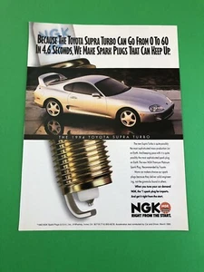 1994 TOYOTA SUPRA TURBO VINTAGE ORIGINAL PRINT AD ADVERTISEMENT - Imagen 1 de 1