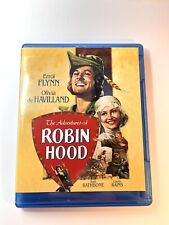 The Adventures of ROBIN HOOD Blu-ray Errol Flynn & Olivia de Havilland + Extras