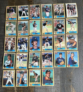 1987 Topps-28 ASTROS-LEADER CARD-LOPEZ-DARWIN-RYAN-CRUZ-GARNER-PANKOVITS-PUHL