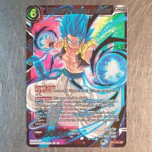 Dragon Ball Card Game SSB Gogeta, Technique Unchained Foil BT11-012 SR - Picture 1 of 2