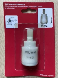 Cartouche Céramique Mitigeur Lavabo Ø25mm Sedal NF ACS Neuve Cuisine Lavabo - Imagen 1 de 5