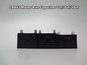 CBB61 450V AC Appliance Motor Run Capacitor with 2+2 Pin 7uF/8uf/10uf 50/60Hz - Picture 1 of 11