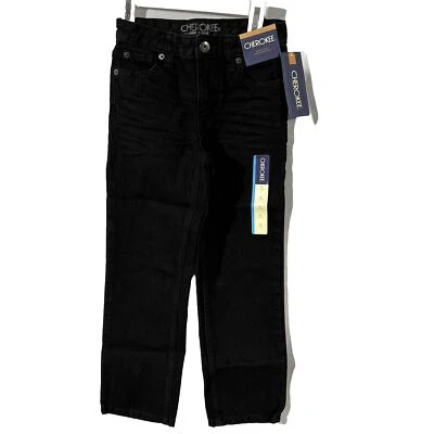 Niño Cherokee Corte Recto Miller.Talla 6 Negro.Cintura Ajustable Foto 1 de 4