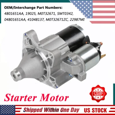 Starter For 2007-2010 Chrysler 300 Dodge Charger 2009-2010 Challenger 3.5L US Foto 1 de 4