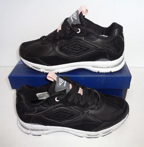 Umbro Ladies New Trainers Casual Lace Up Womens Black Shoes RRP £85 UK Size 5 - Picture 1 of 8