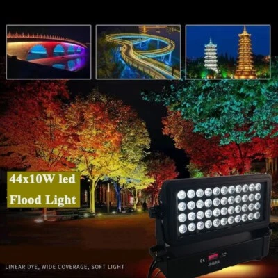 outdoor led city color stage lighting 44x10w rgbw led wall washer stage effect - Image 1 of 4