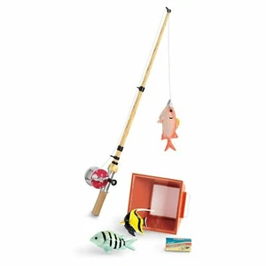 American Girl Nanea's Island Set da Pesca per Bambole Nuovo Ritirato - Foto 1 di 2