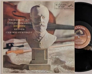 RCA LM-2129 lp 1957 Tschaikowsky VIOLIN CONCERTO Jascha Heifetz CSO mono ED1 SD - Picture 1 of 5
