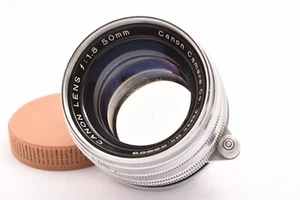 CANON Lens early chrome 50mm/F1.8 Leica 39mm LTM #88068 kjm 163-125-4 250509 - Picture 1 of 6