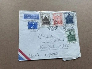 Netherlands 1948 Cover to US (C) +Franking Complete Semi-Postal Set #B185-188 - Picture 1 of 1