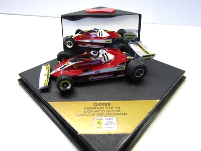 Quartzo 1:43 Scale Die Cast Ferrari 312T3 1978 Monaco GP Carlos Reutemann #Q4098 - Image 1 of 4