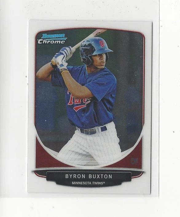 2013 Bowman Chrome Mini #1 Byron Buxton Rookie Twins - Image 1 of 1