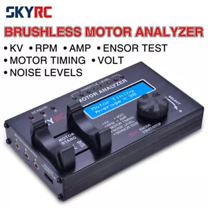 SKYRC Motor Analyzer Brushless Motor Analyzer LCD Motor Tester für RC Cars Motor - Bild 1 von 19