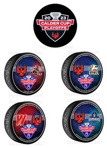 2023 AHL Calder Cup Playoffs Coachella Valley Firebirds Paquete de 5 discos - NUEVO - Imagen 1 de 7