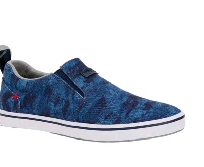 Zapato de cubierta ECO Sharkbyte para hombre azul negro camuflaje Foto 1 de 4