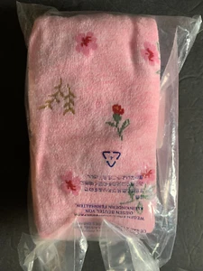 Lands End Girls Large 12-14 FLower Tights New NWT Vintage Pink Heather - Picture 1 of 4