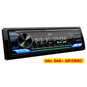 JVC KD-X482DBT Auto Radioset für RENAULT Laguna 1/2+Clio 2 B - Bild 1 von 5