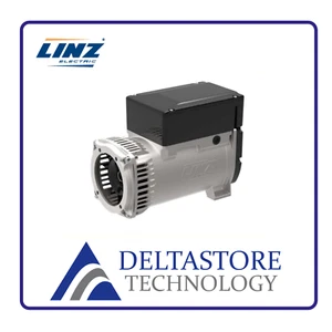 LINZ E1S10KE DREIPHASIGE LICHTMASCHINE 4,5 BIS 9 kVA MIT COMPOUND + AVR - Bild 1 von 4