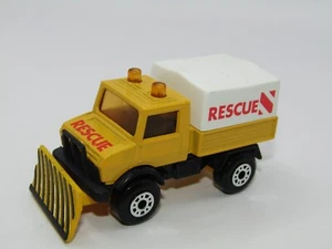 Matchbox Superfast No 48 Unimog Yellow Rescue Tampo VN Mint UB - Picture 1 of 4