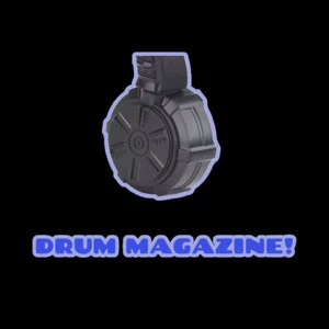 Highest Quality Gel Blaster MPK5 Drum Magazine: Black - Picture 1 of 1